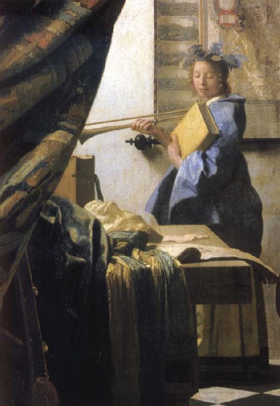 VERMEER VAN DELFT, Jan The Artist in his studio China oil painting art